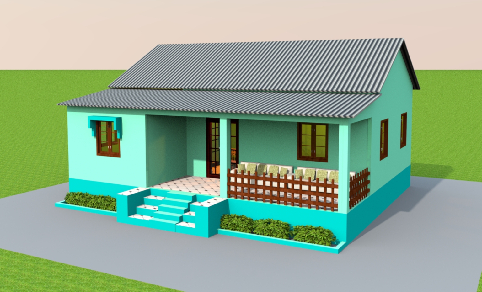 गाव के घर का डिजाइन फोटो